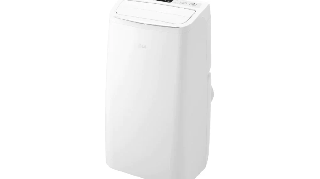 LG portable air conditioner sounds like water running